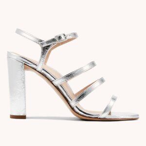 NWOT Inez Sasha in Silver Metallic